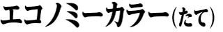 エコノミーカラー（たて）