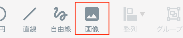 新たに画像を配置する